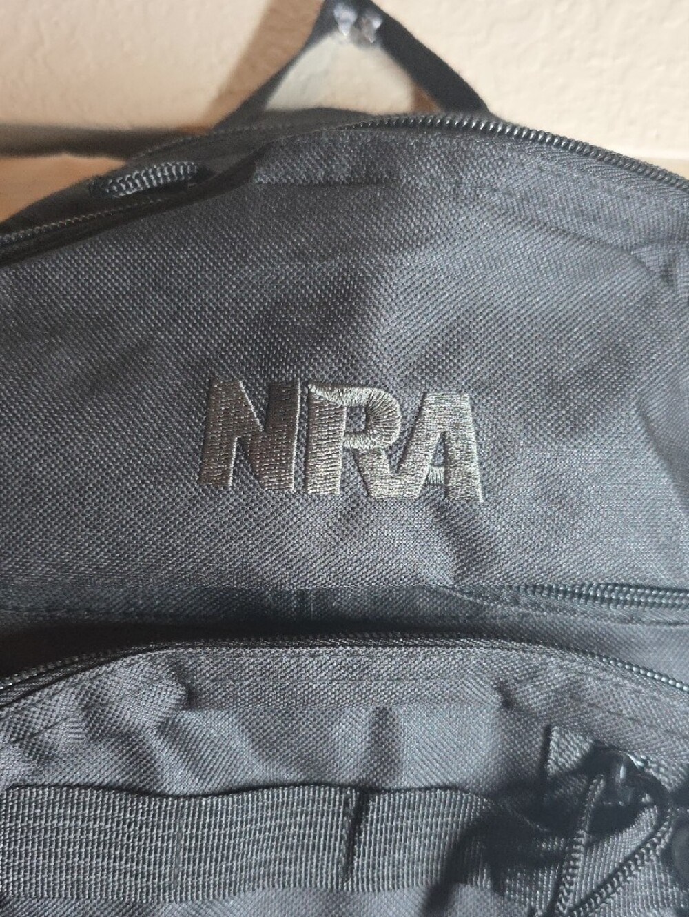 Black NRA Tactical Daypack - Compact Men’s Backpack - Picture 2 of 5